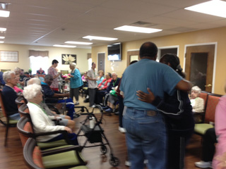 Yes there's even dancing to Bonnie's music at an adult daycare!